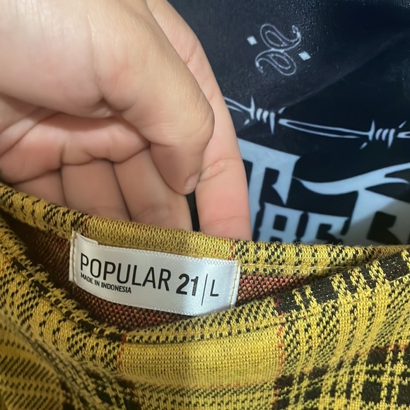 Yellow checkered dress - Picture 2 of 3